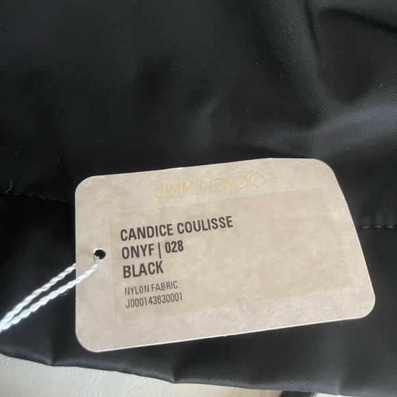 Jimmy Choo Candice Caulisse Nylon/Leather Bag- New - Picture 10 of 15